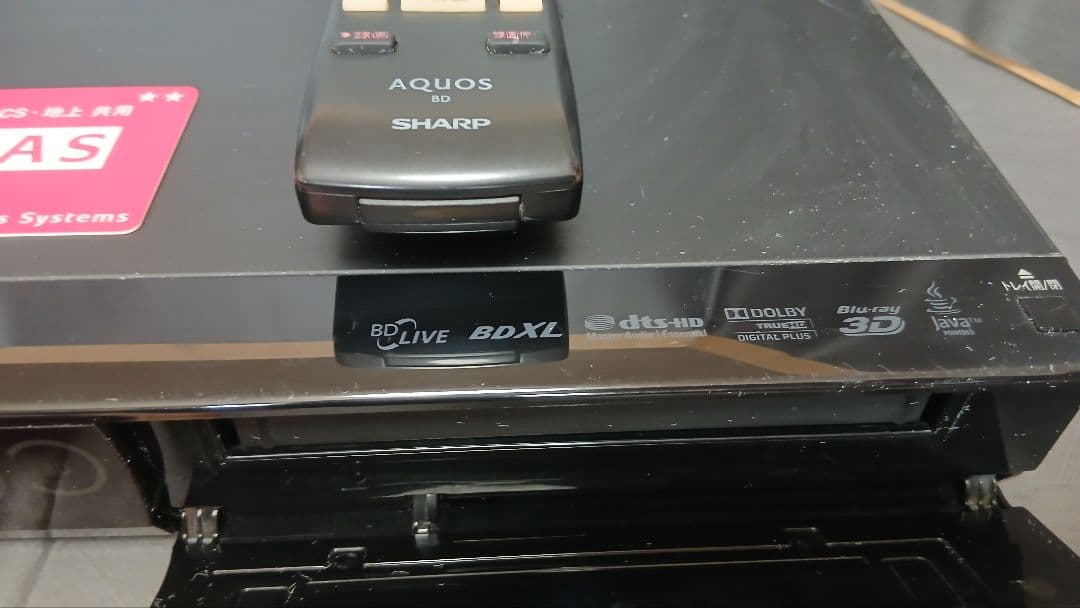 500GB シャープ AQUOS BD レコーダー☆BD-W515☆リモコン付
