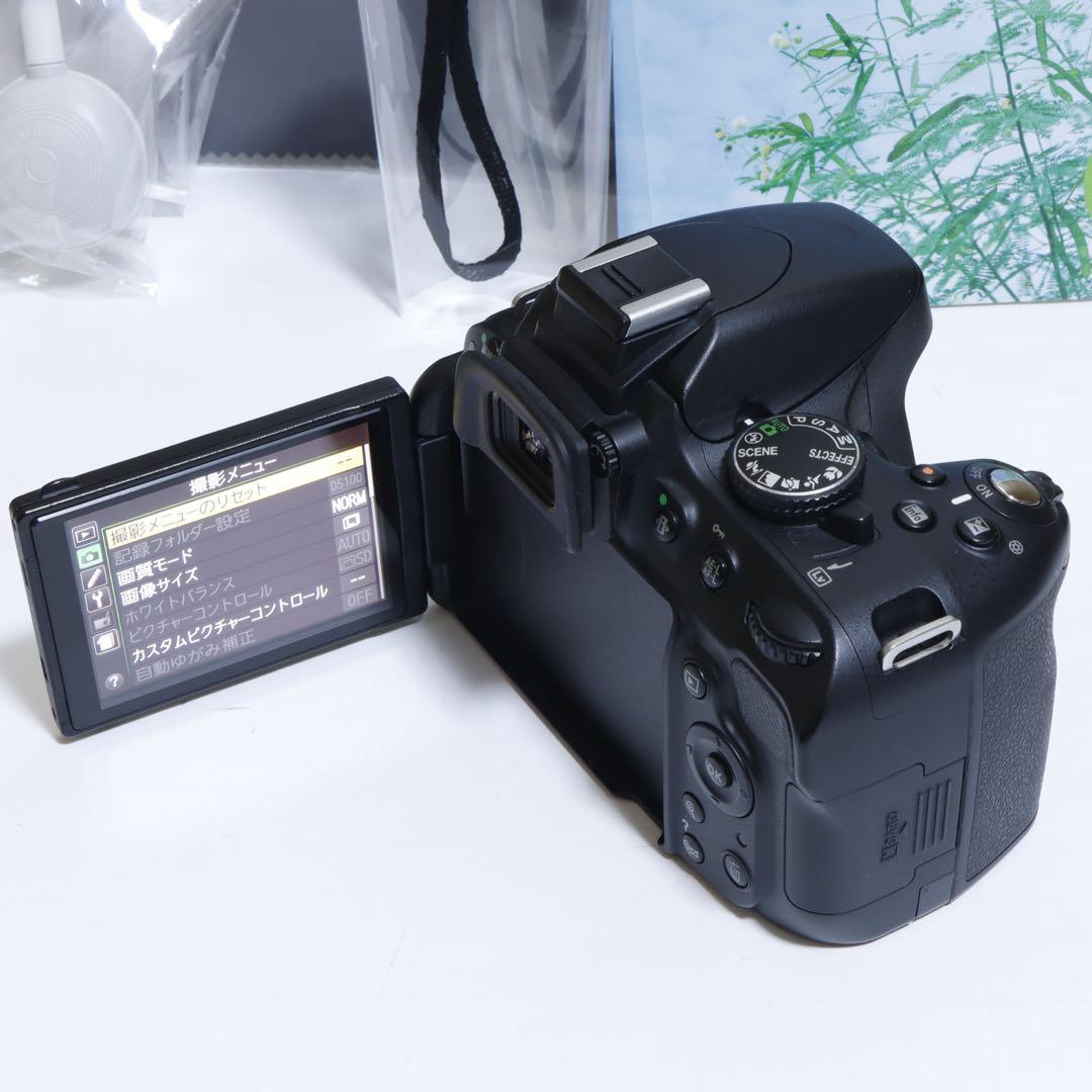 ★スマホに送れる一眼レフ★動画&WiFi&自撮り★ Nikon D5100セット