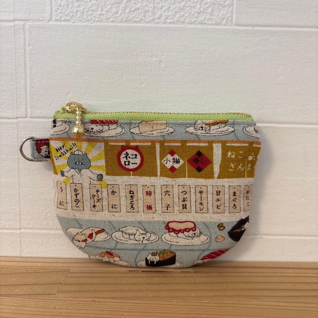 感謝価格　巾着　猫柄　ハンドメイド　小物入れ　おやつ入れ