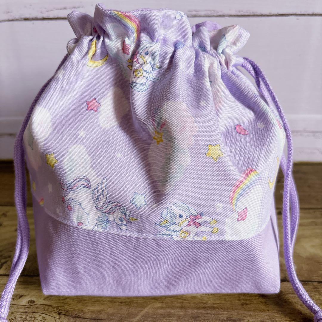 レッスンバッグ　体操服袋　上履袋　お弁当袋　コップ袋☆ユニコーン　入園入学セット