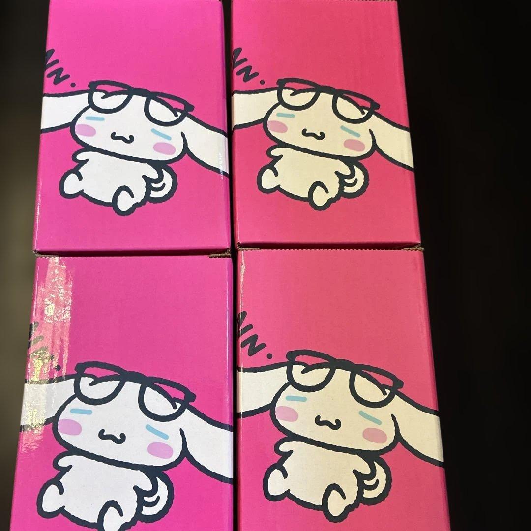 左下！シナモロール ステンレスタンブラー SRG-2001 ピンク4個まとめ売り