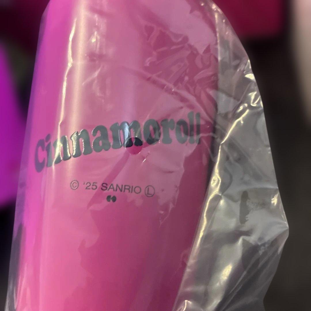 左下！シナモロール ステンレスタンブラー SRG-2001 ピンク4個まとめ売り