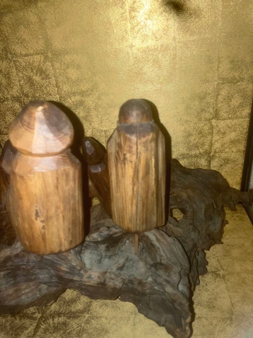 【超超特級呪物】超強力な福を呼ぶ　七福神様の宿る流木像　曰く付き　縁起物　開運