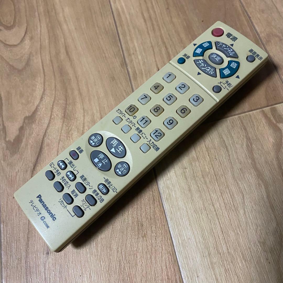 パナソニック 21型 ブラウン管テレビデオTH-21VFR60 リモコン付き