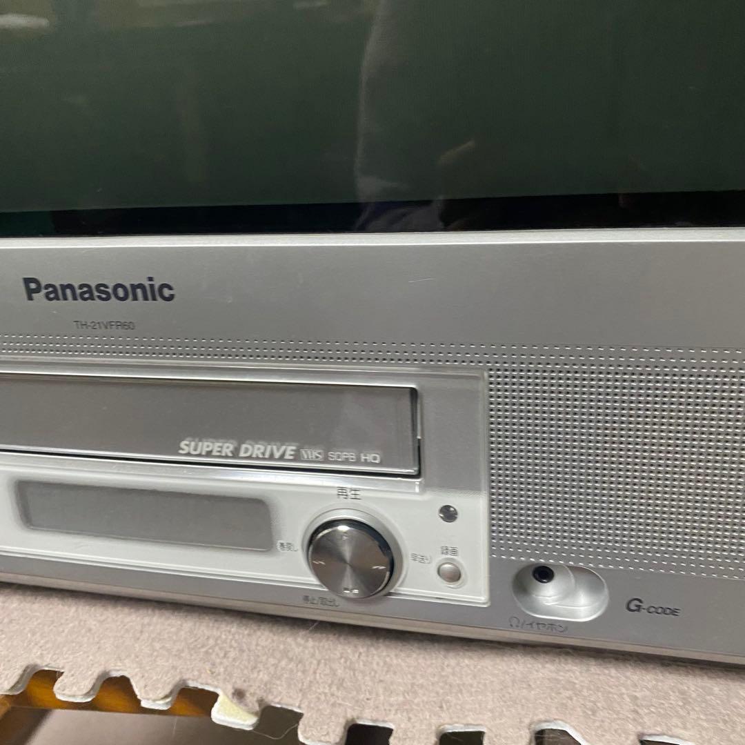 パナソニック 21型 ブラウン管テレビデオTH-21VFR60 リモコン付き