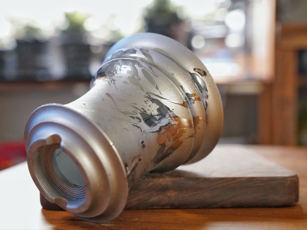 陶器植木鉢 作家鉢 ハンドメイド 2点セット Mサイズ アガベ A-740