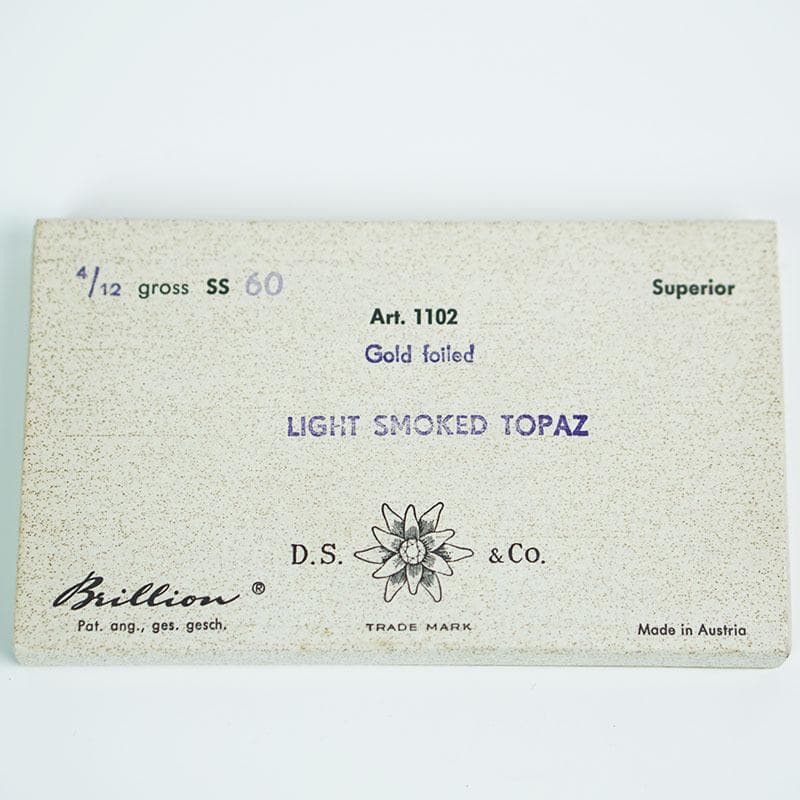 スワロフスキー art.1102 ss60 LIGHT SMOKED TOPAZ