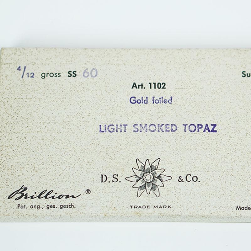 スワロフスキー art.1102 ss60 LIGHT SMOKED TOPAZ