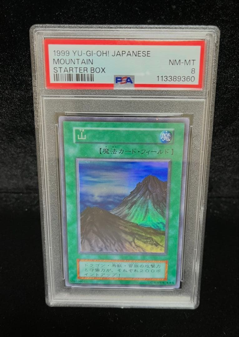 PSA8 山　スーパーレア　遊戯王　初期