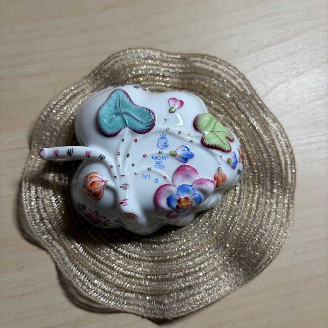 【美品】ヘレンド アポニーフラワーオープンシュガー