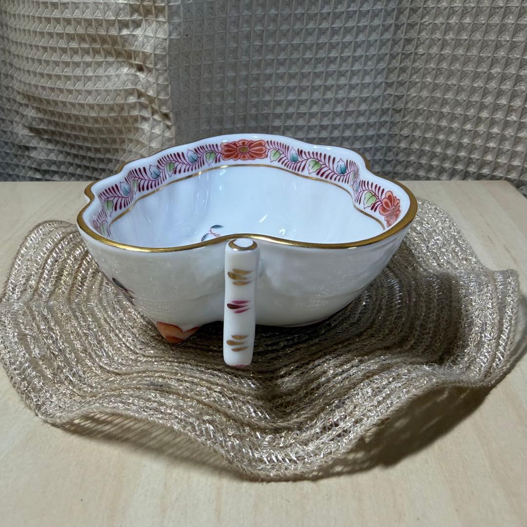 【美品】ヘレンド アポニーフラワーオープンシュガー