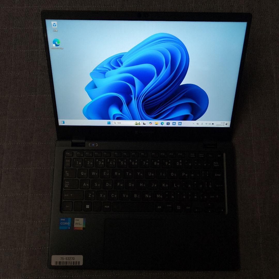 良好 Dynabook 超軽量 驚速 12世代i5 16GB 1TB 83
