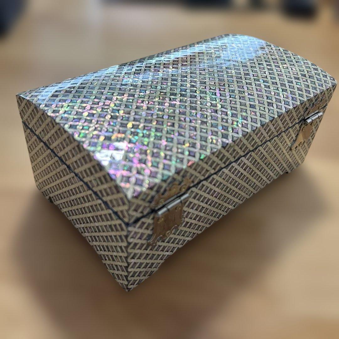 aki　螺鈿漆器　アクセサリーケース