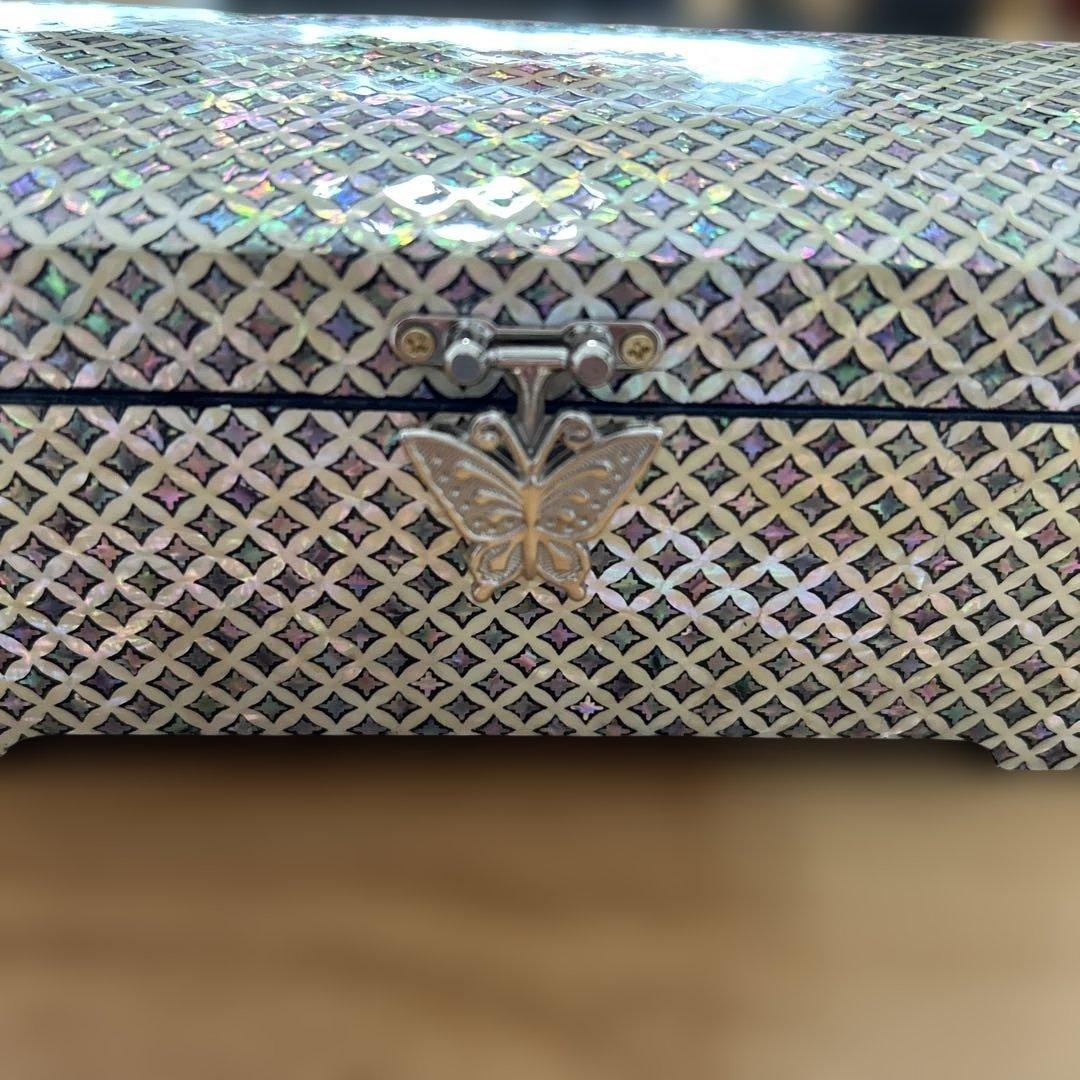 aki　螺鈿漆器　アクセサリーケース