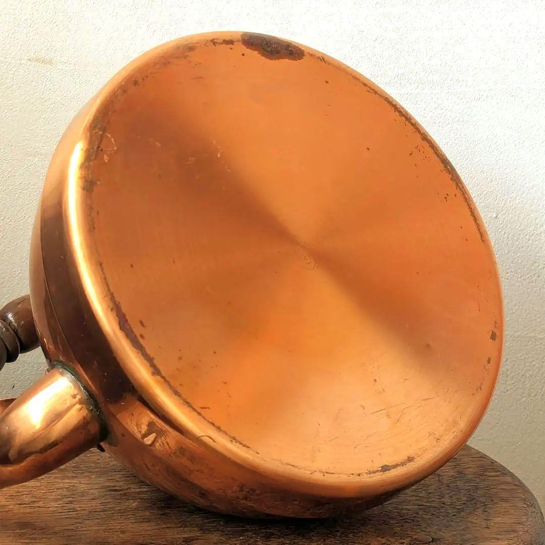 【TAGUS】銅製やかん 木製ハンドル【ポルトガル製】