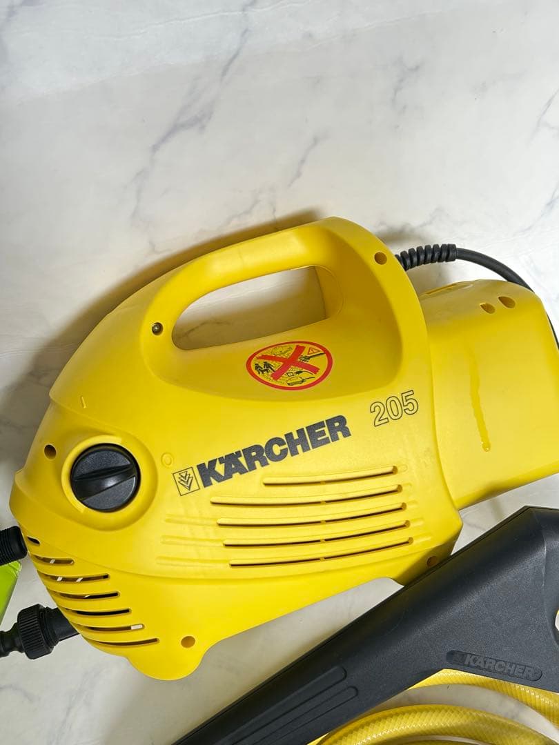 極美品 ケルヒャー家庭用高圧洗浄機　205プラス
