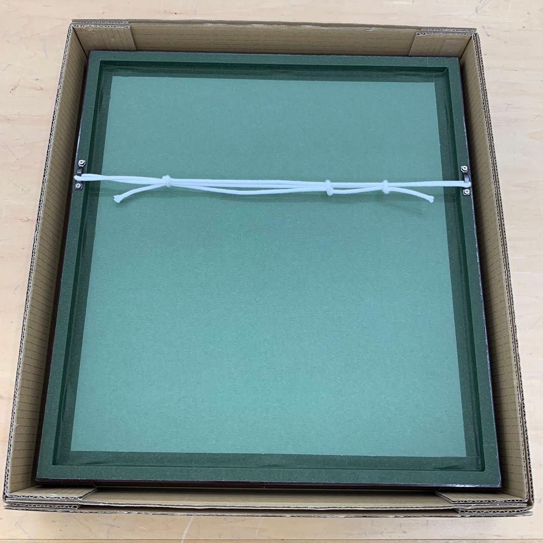 鈴木敦子「真夜中のテーブル」 木版画　限定23部　額付き