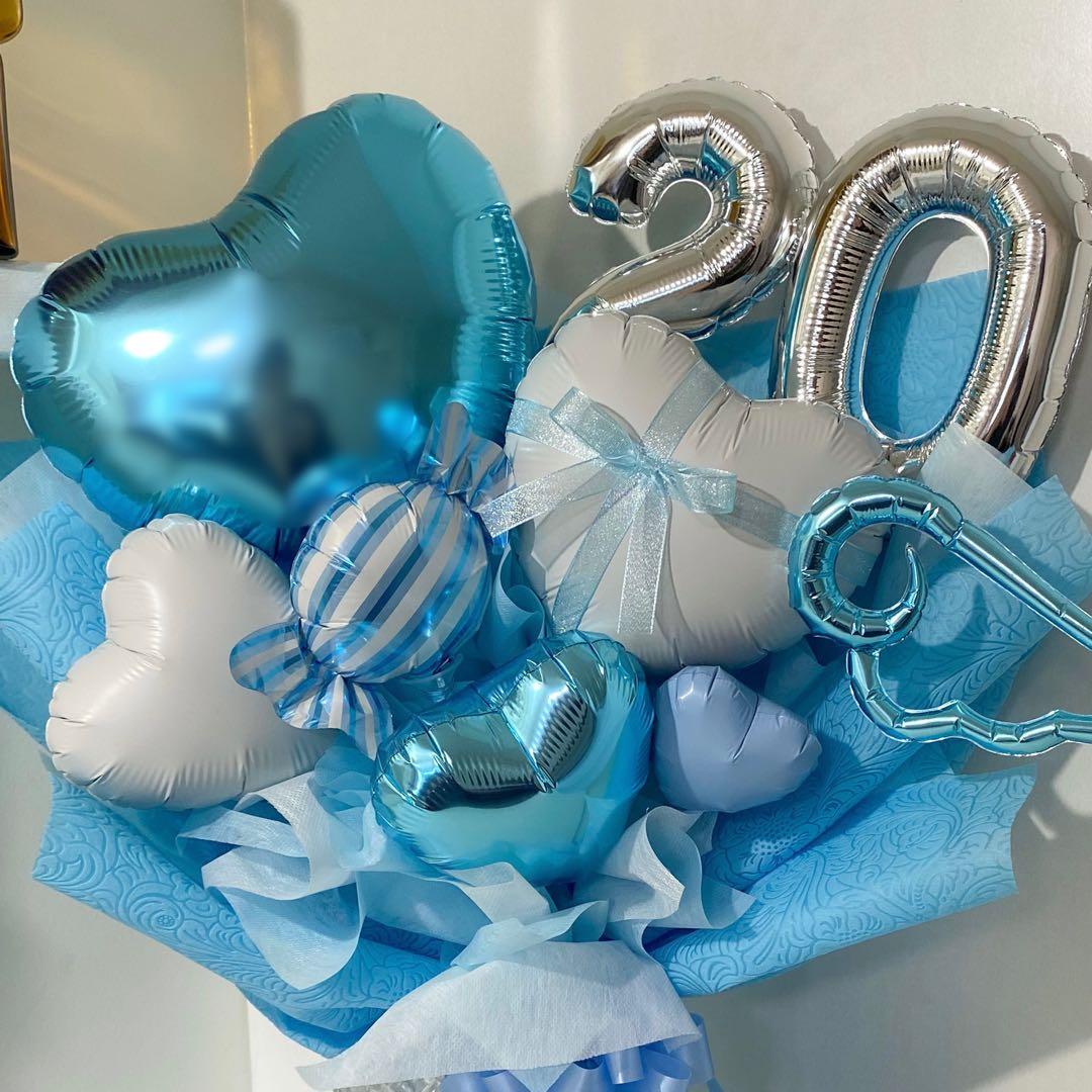 ⭐ バルーンブーケ ⭐　卒業式 成人式 生誕祭 誕生日 バルーンギフト