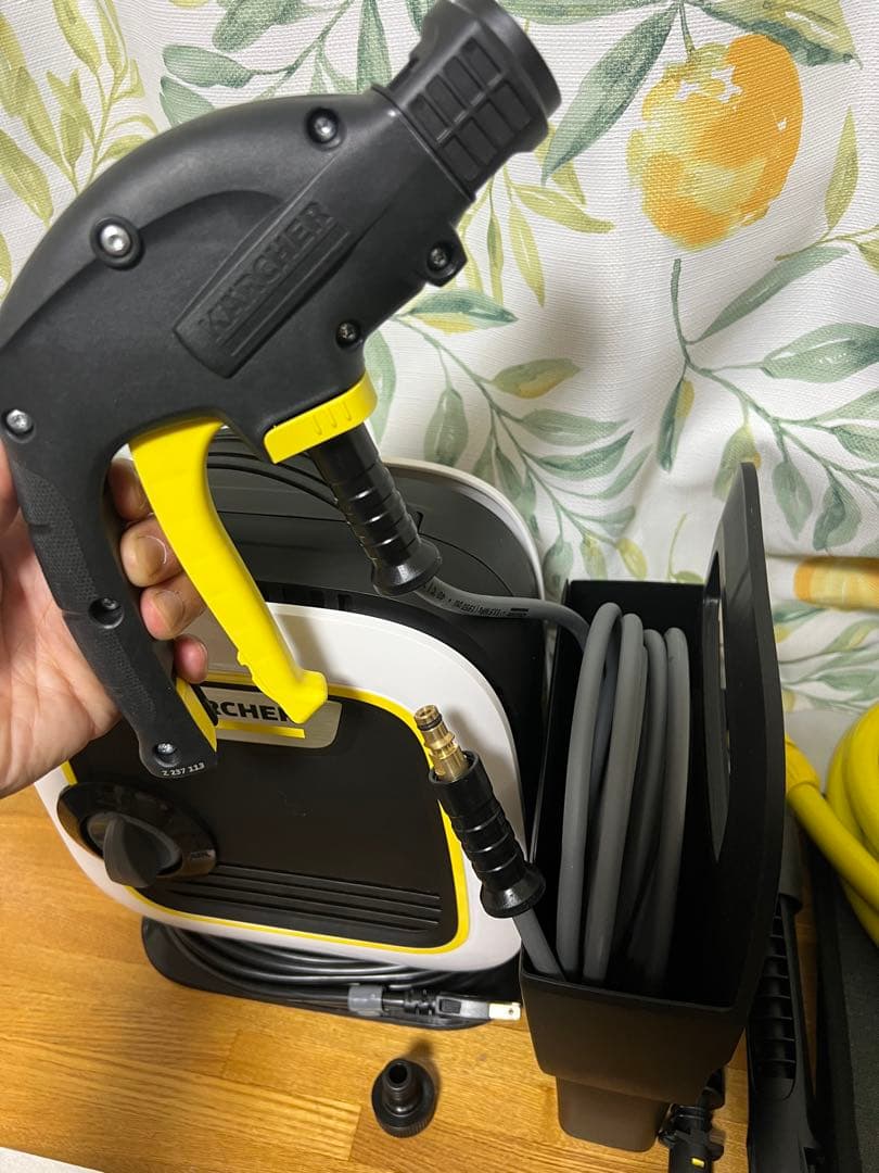 j*k様 KARCHER K MINI PLUS 高圧洗浄機 本体　白　美品　ほ