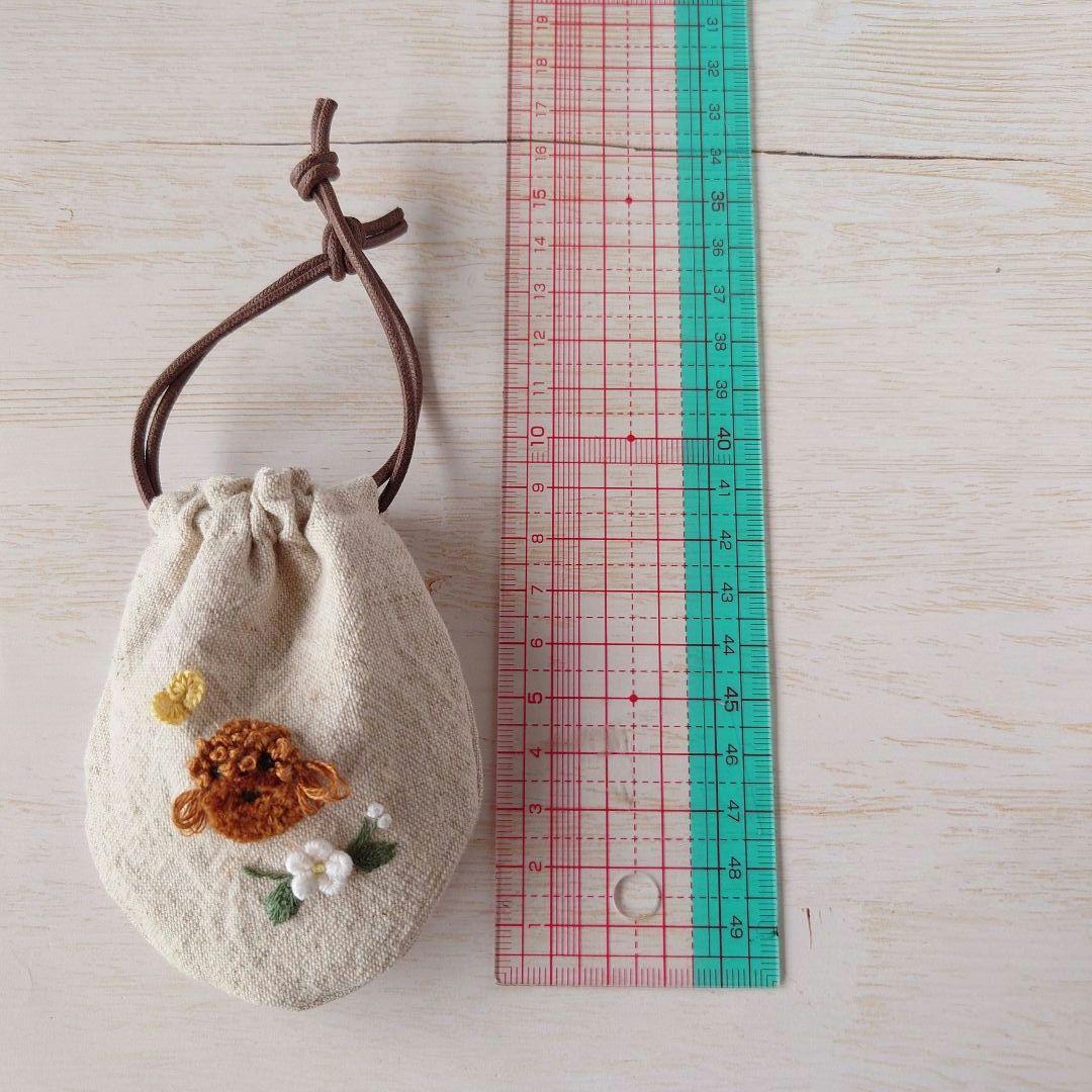 ちっちゃな巾着サシェ/詰替タイプ【プードルとジャスミン】