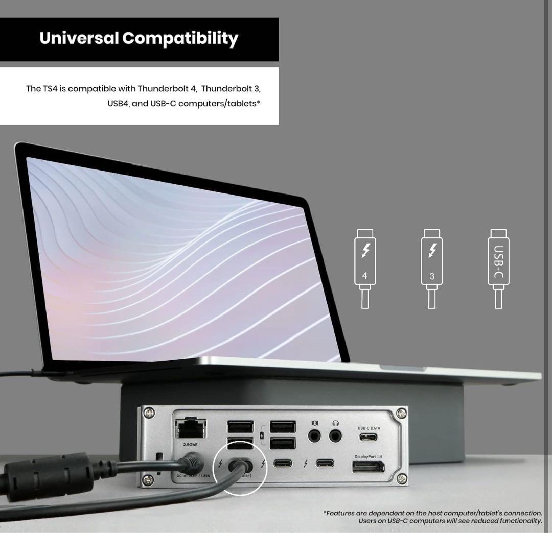 【超美品】CalDigit TS4 Thunderbolt Station 4