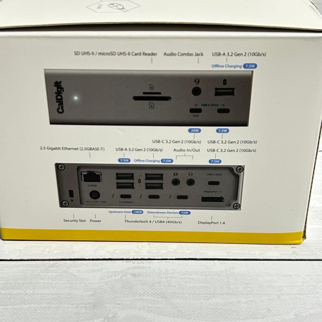 【超美品】CalDigit TS4 Thunderbolt Station 4