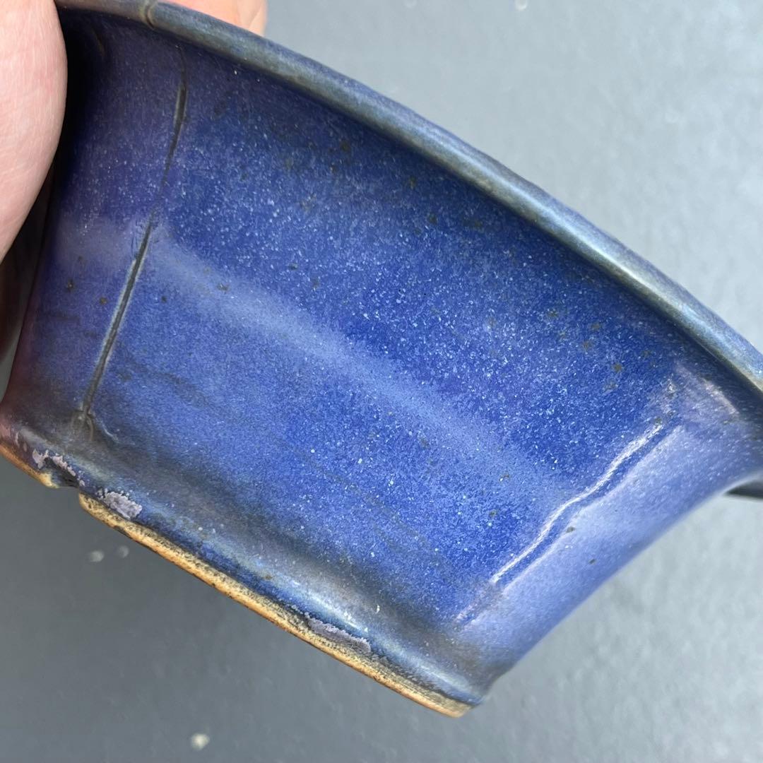 745.獅子丸 丸鉢 盆栽鉢 植木鉢 14.2*6.2cm