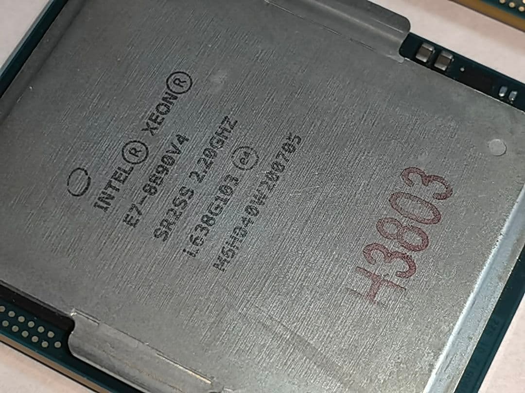 か*！様 Xeon E7-8890 v4 動作確認済み 2個