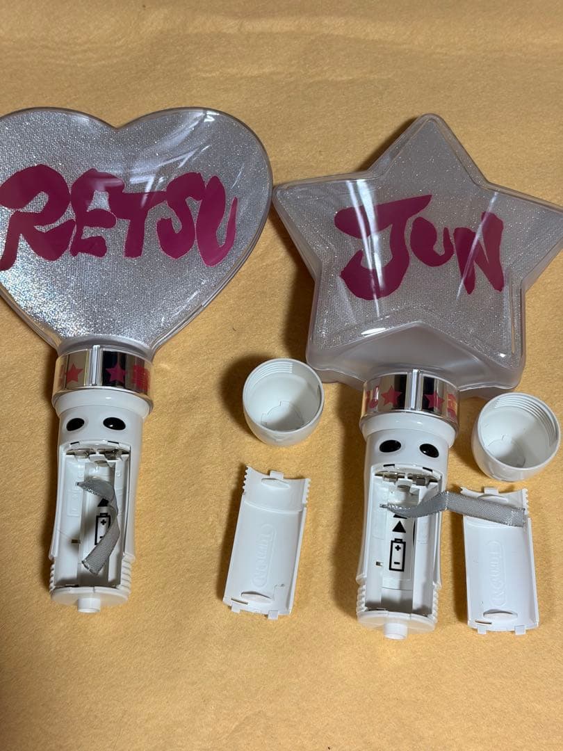 純烈　コンサートグッズ　ハート型 星型 ペンライトセット