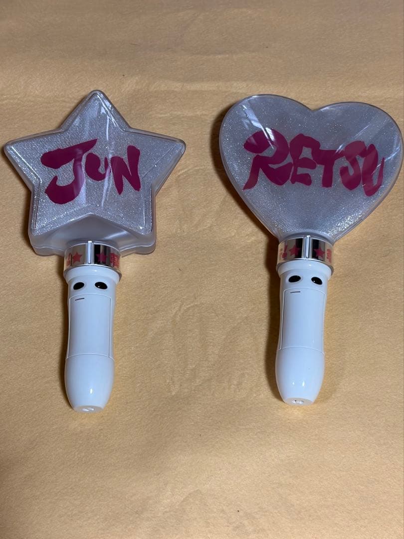 純烈　コンサートグッズ　ハート型 星型 ペンライトセット