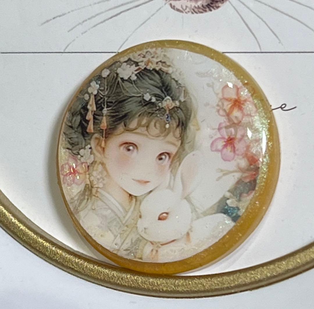 感謝価格(ㅅ´꒳` )うさぎさん  レジンヘアゴム