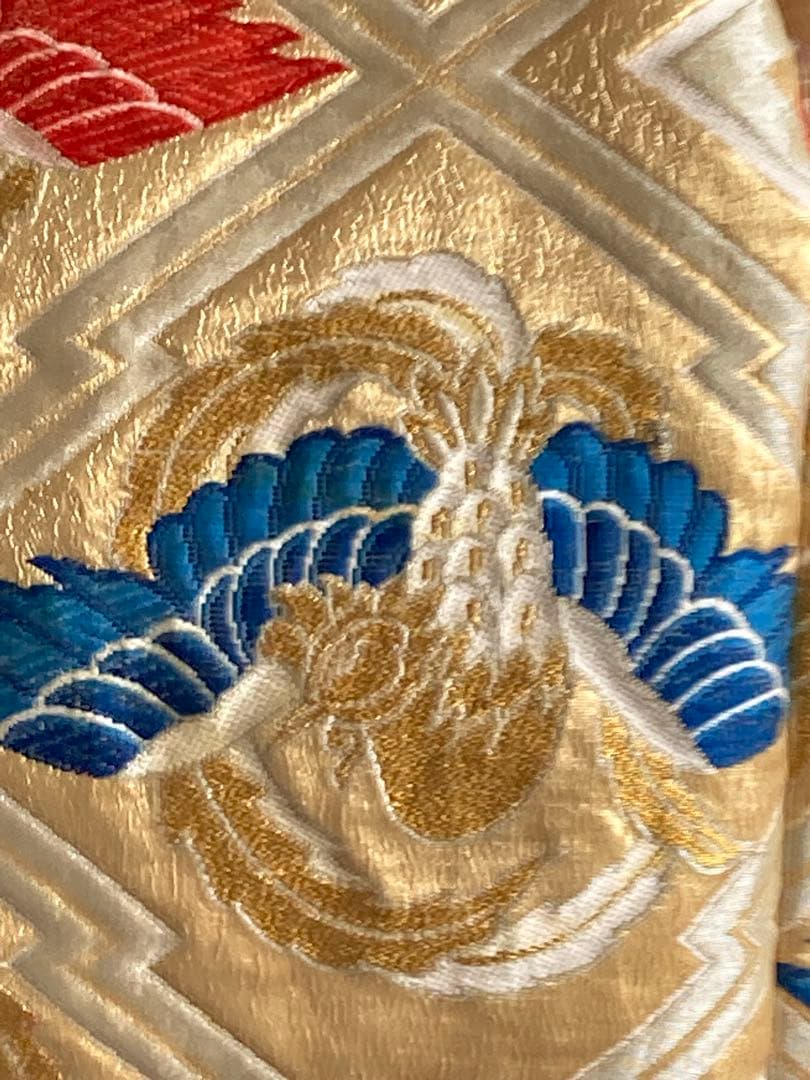 一点物　特注　豪華　日本伝統金錦糸　帯刺繍リュック　5千円引後