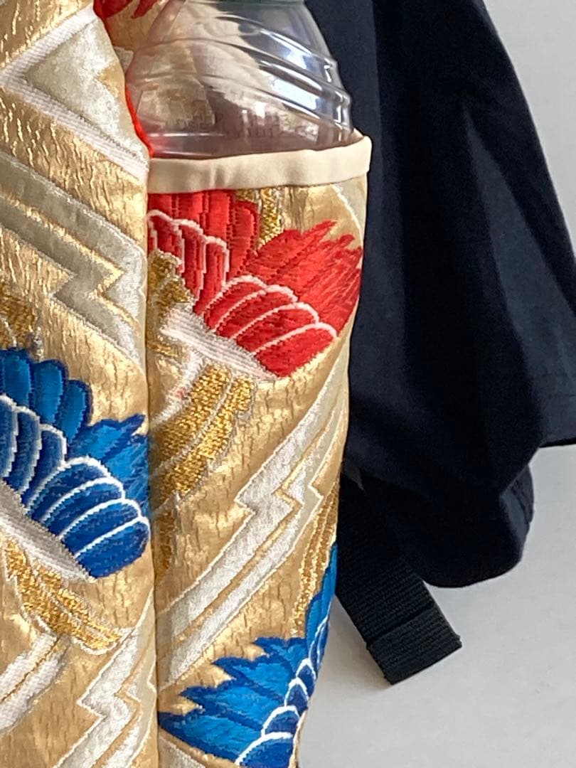 一点物　特注　豪華　日本伝統金錦糸　帯刺繍リュック　5千円引後