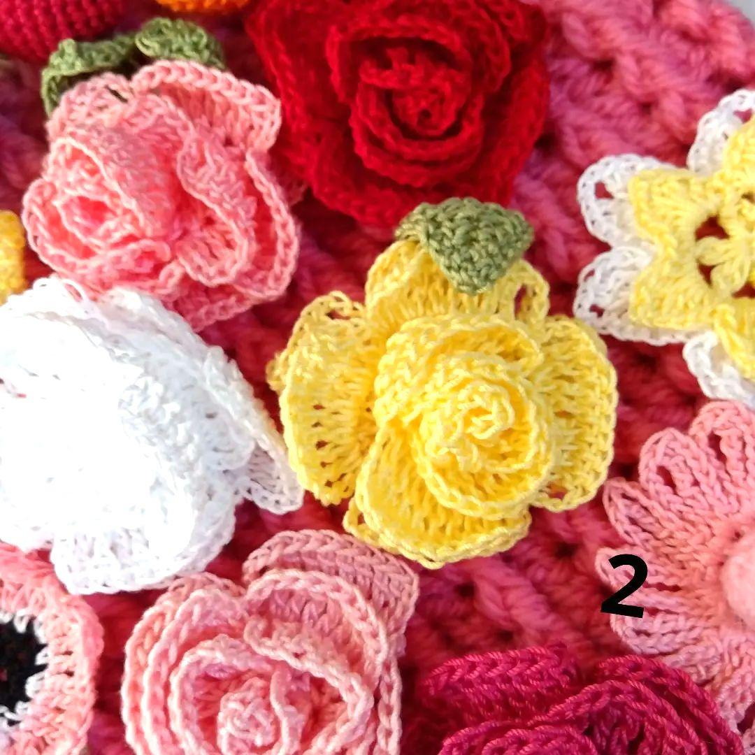 メル２５３３８さま専用ハンドメイド 花モチーフ トートバッグ ２個