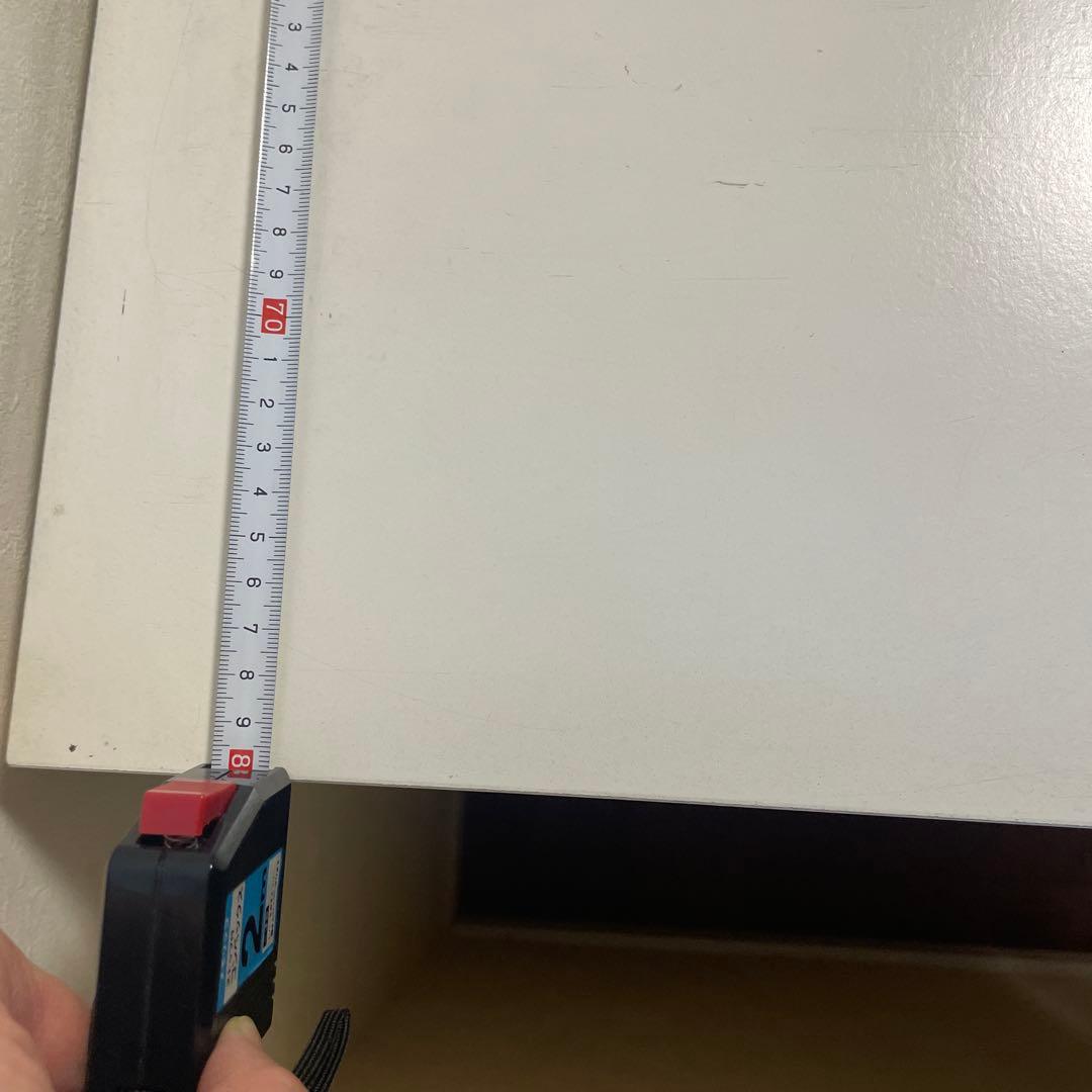 【最終セール中☆もうすぐ処分】ホワイト木製チェスト 3段