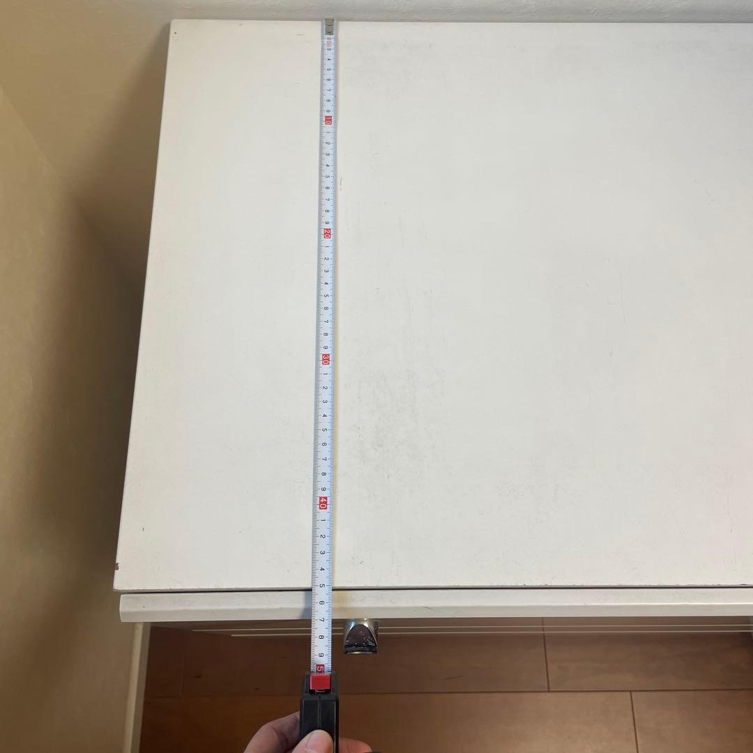 【最終セール中☆もうすぐ処分】ホワイト木製チェスト 3段