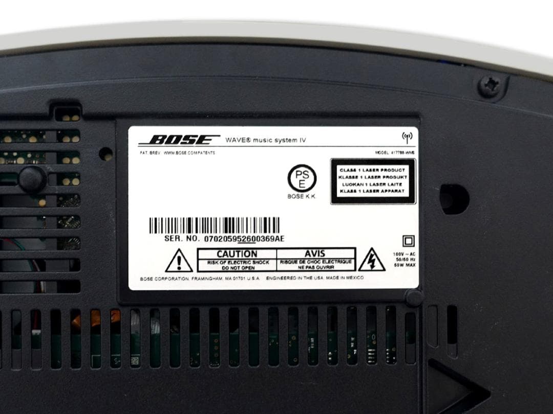 BOSE wave music system Ⅳ アークティックホワイト 動作品