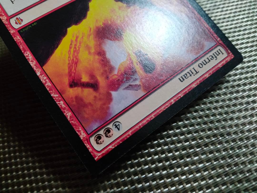 【ご確認用】統率者2013 業火のタイタン 英語 1枚　MTG