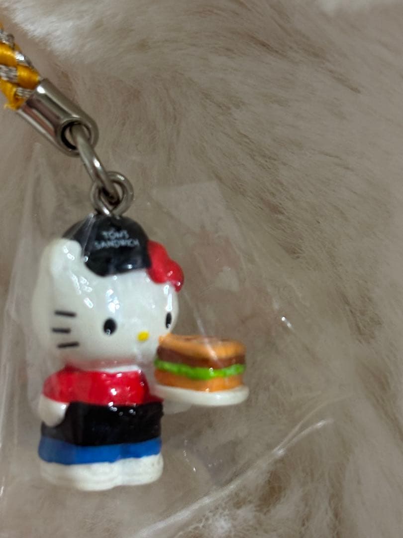 【匿名配送】ハローキティ 代官山限定トムスバージョン 根付 ストラップ 2008