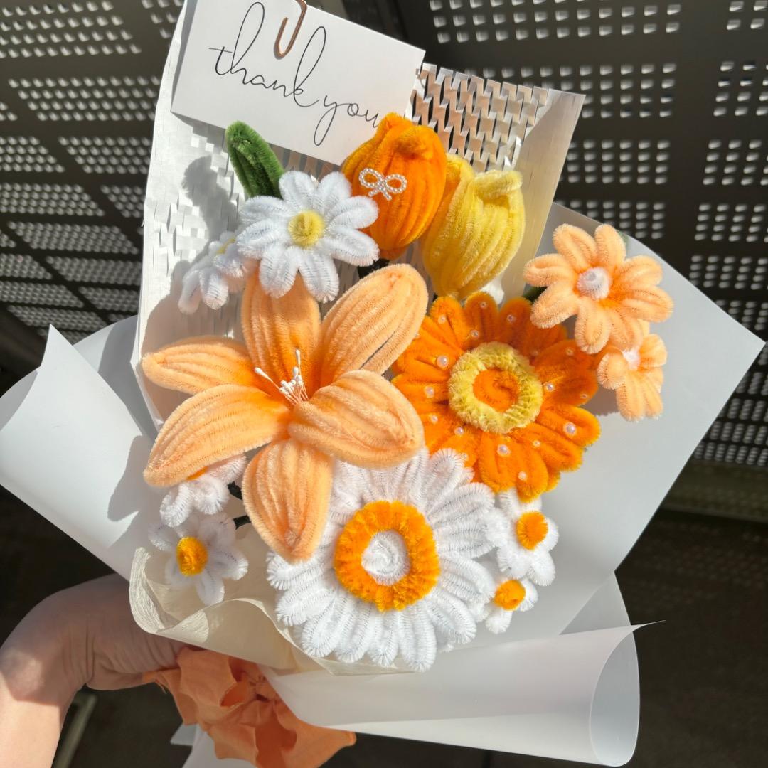 れれ　モールフラワー　じゅわっとオレンジ　苺ミルク