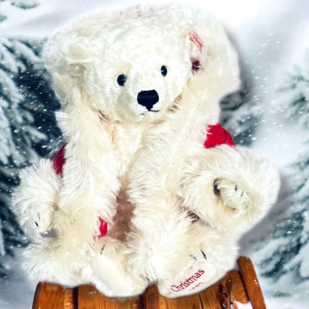 シュタイフ テディベア クリスマス 2001 サンタクロース 箱 証明書付 完品