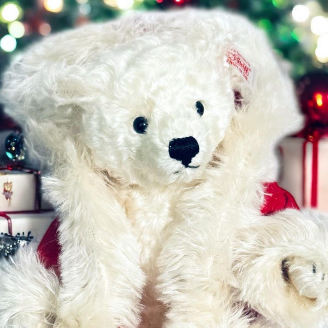 シュタイフ テディベア クリスマス 2001 サンタクロース 箱 証明書付 完品