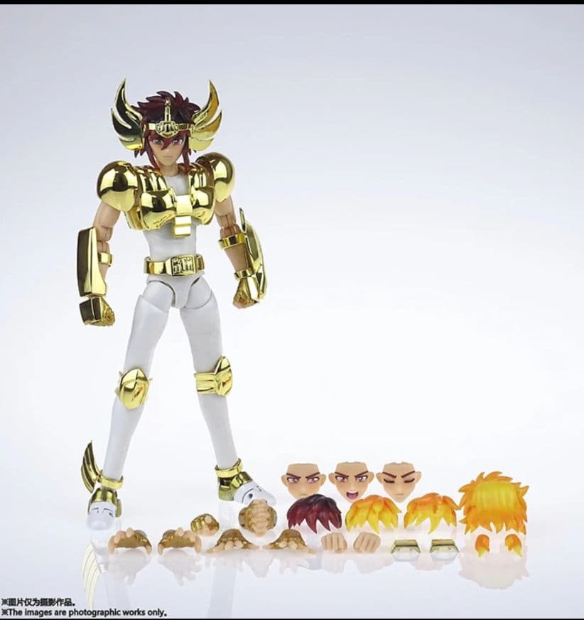 聖闘士聖衣神話EXサイズ初期青銅聖闘士原作版星矢　紫龍　氷河　瞬　一輝黄金カラー