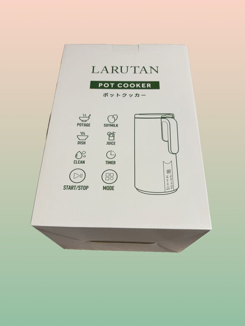 LARUTAN ポットクッカー 全自動 調理器 ホワイト 600ml 新品