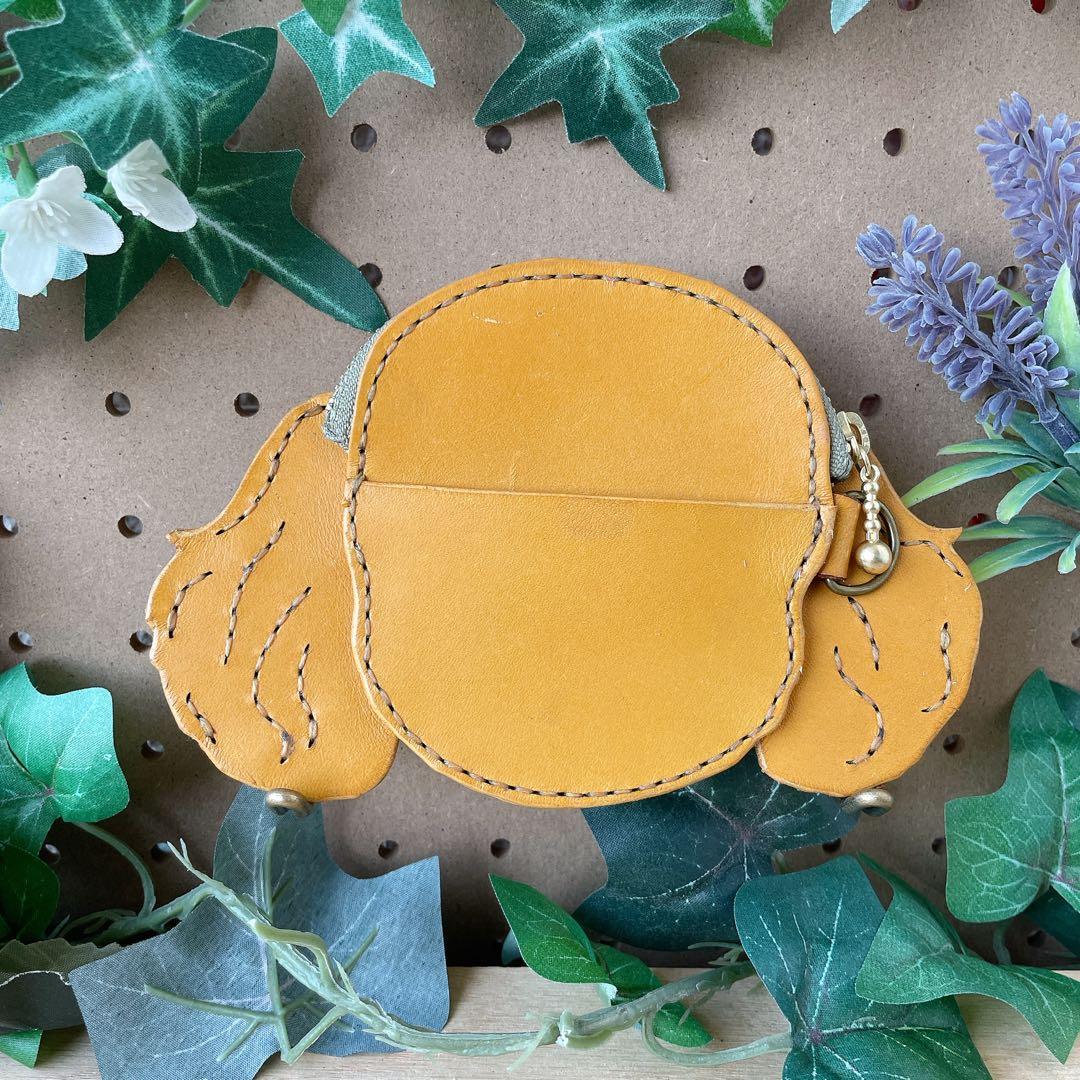 犬　トイプードル　ケース　本革　手縫い