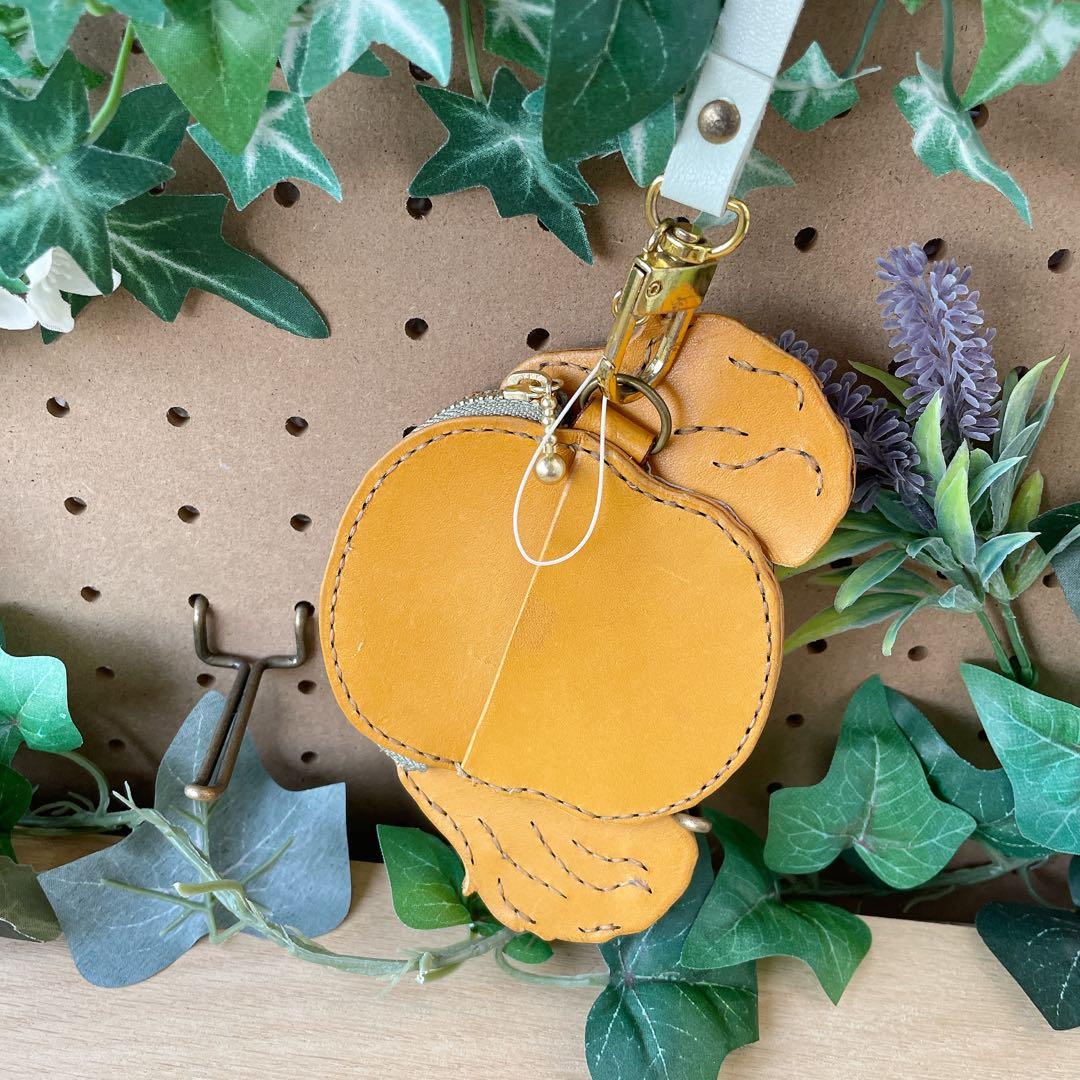 犬　トイプードル　ケース　本革　手縫い