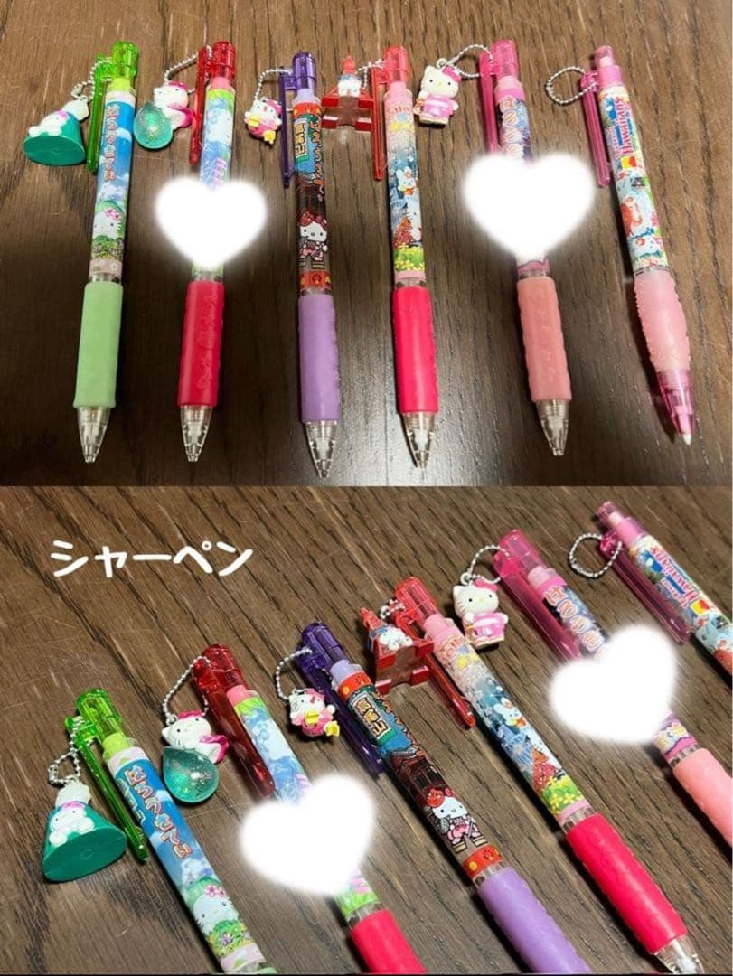 ハローキティHello Kittyご当地ボールペン（シャーペン）まとめ売り79本