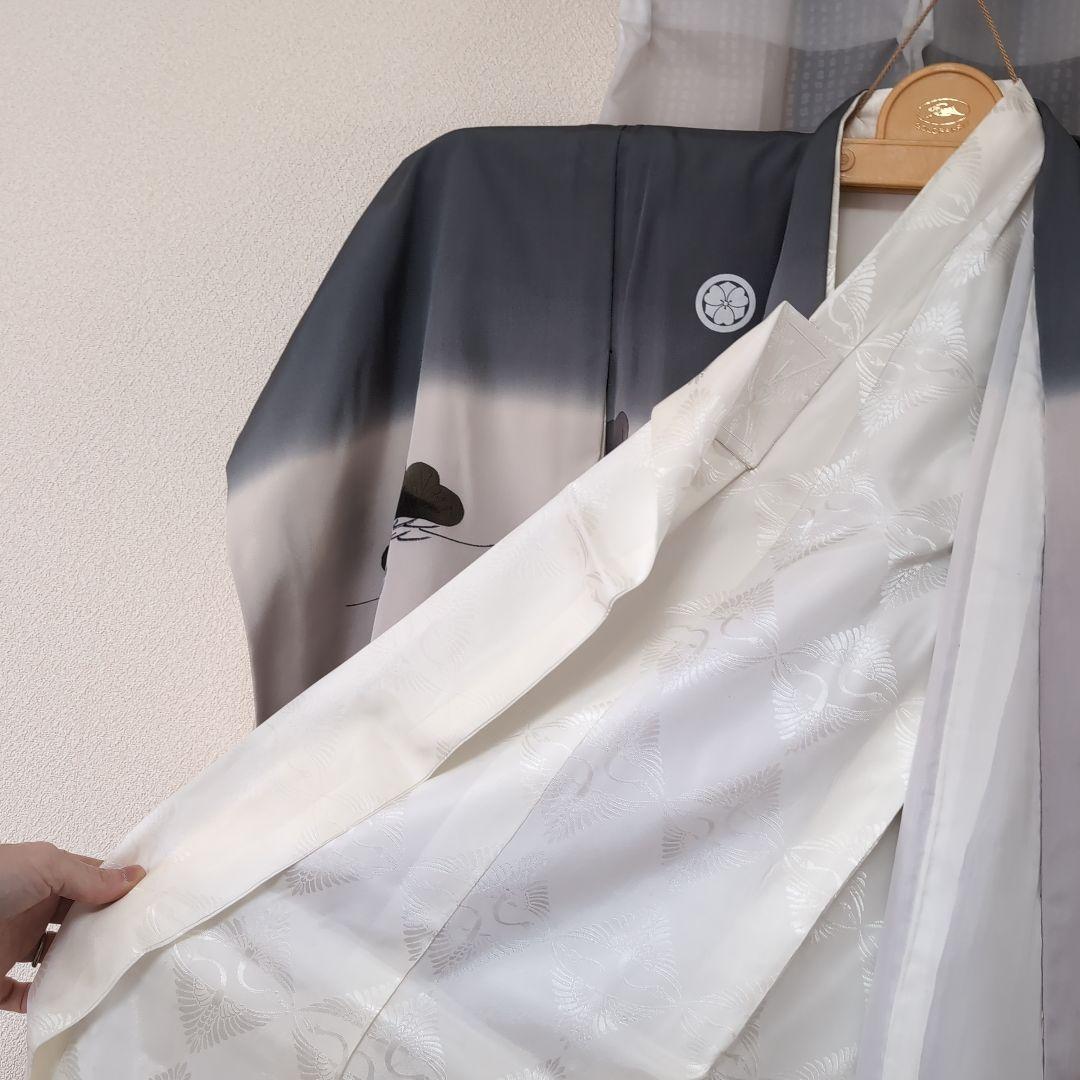 鷹と雲の刺繍羽織　５歳用　セット