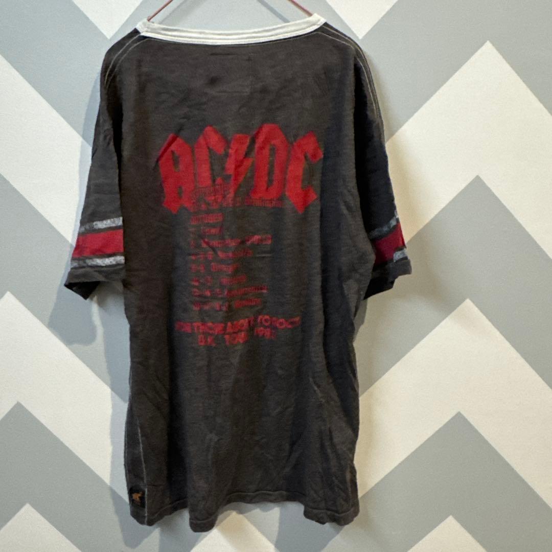 AC/DC グラフィックTシャツ ダークグレー