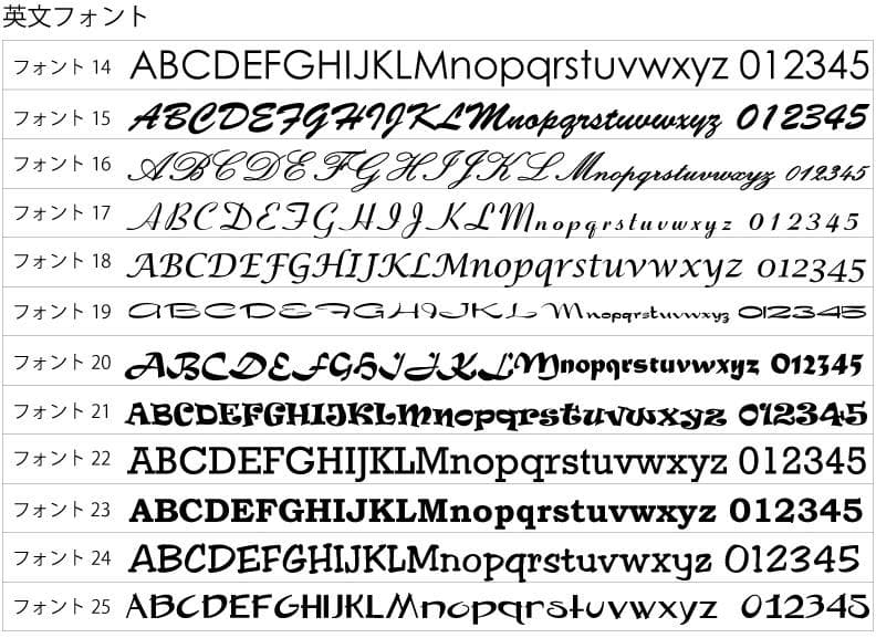 150サイズ・クリアーガラス表札・オーダーメイド